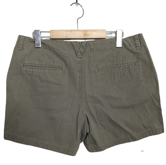 Columbia women's green khaki short 100% cotton size: 10P - Picture 2 of 8